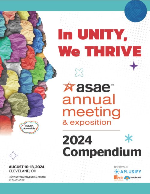 ASAE Annual Meeting and Exposition 2024 Conference Compendium (PDF)