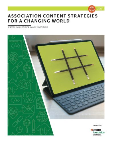 Association Content Strategies for a Changing World