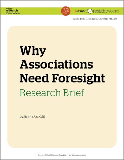Why Associations Need Foresight Research Brief