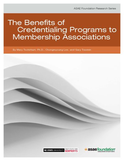 The Benefits of Credentialing Programs to Membership Associations