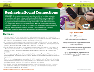 Reshaping Social Connections: A ForesightWorks Driver of Change (2026)