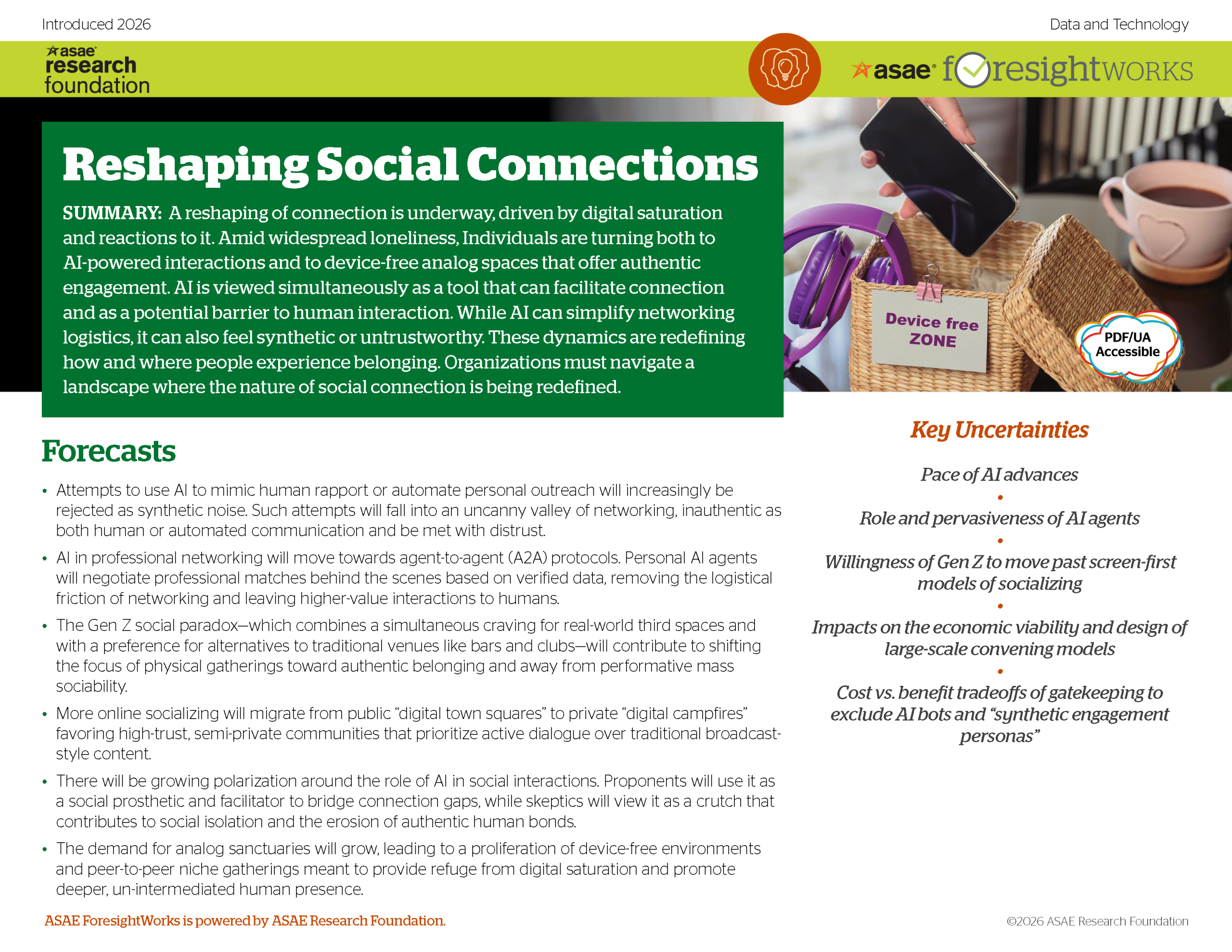 Reshaping Social Connections: A ForesightWorks Driver of Change (2026)